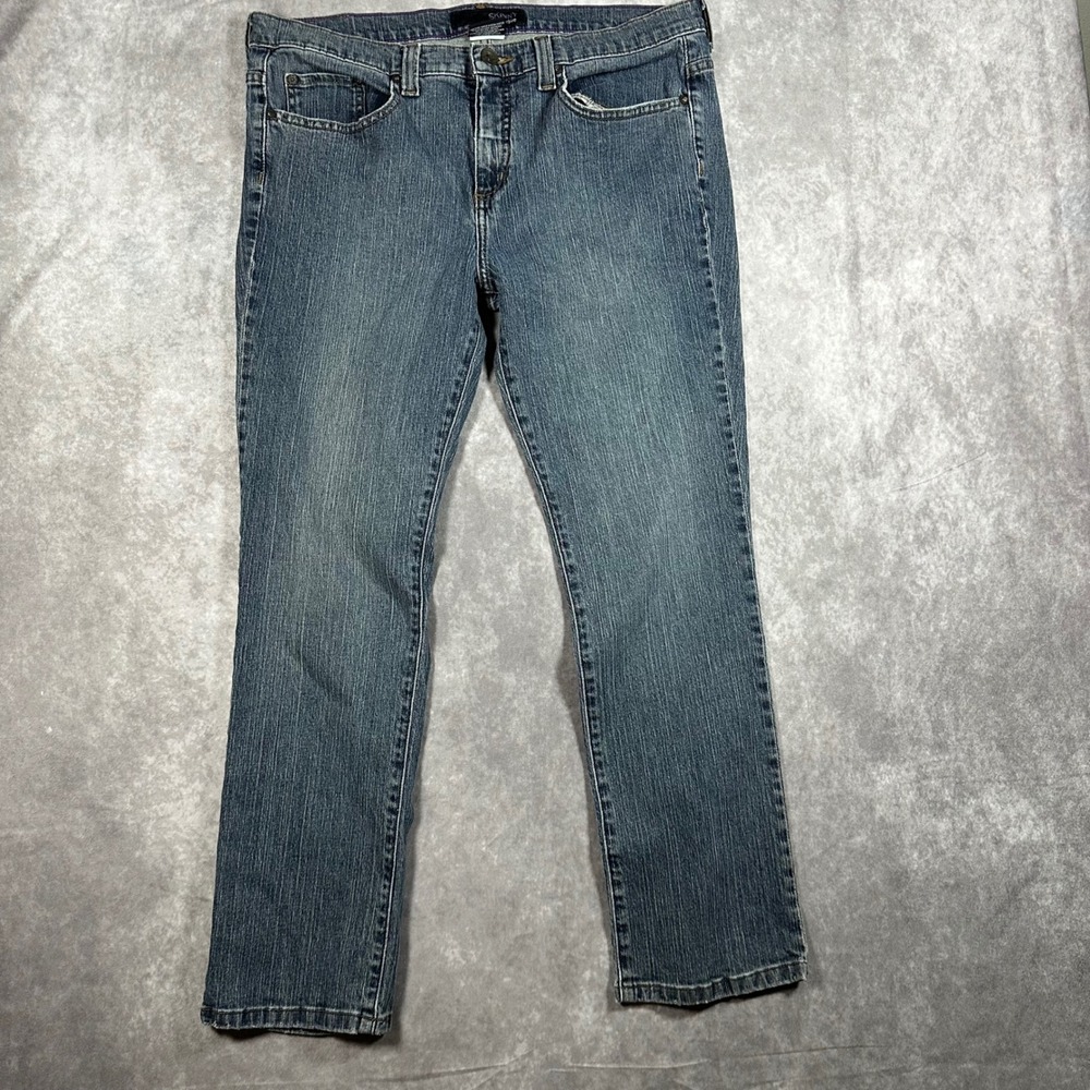 Anchor Blue Mens Skinny Jeans Medium Wash Denim 36x30 Blue Casual Pants